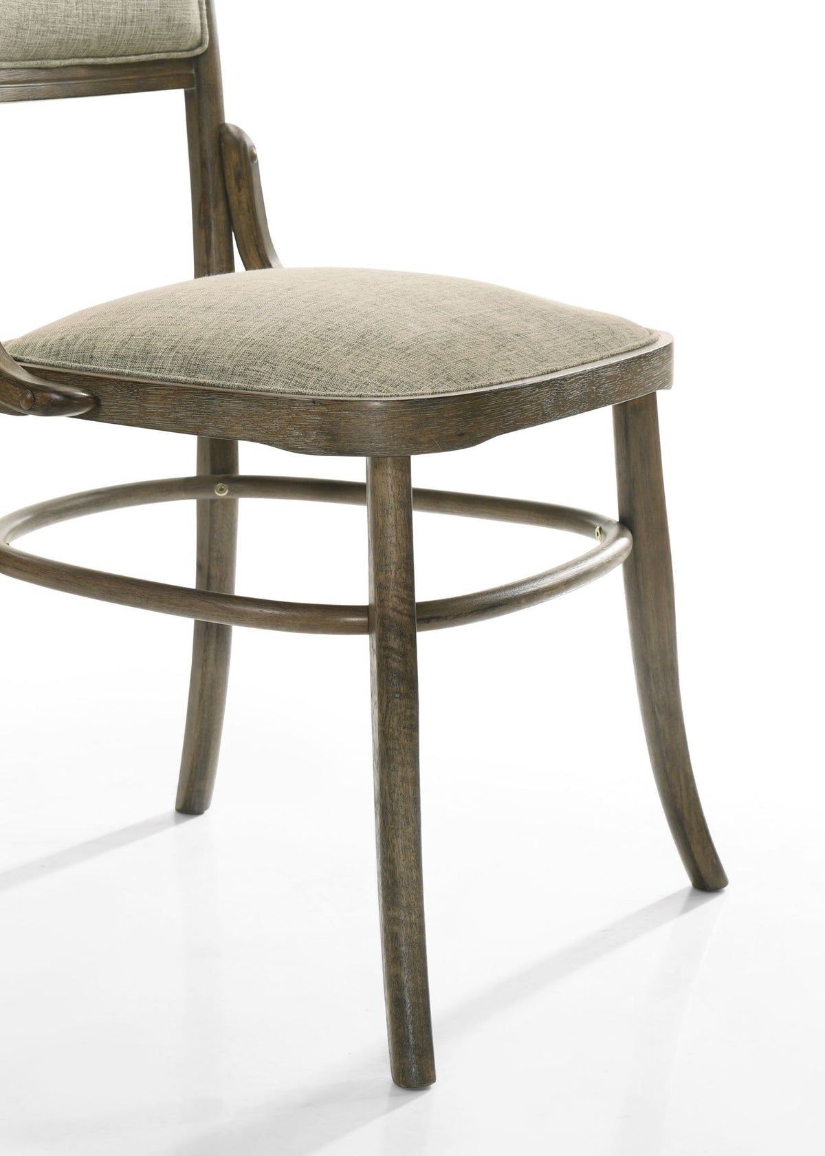 Bistro - Wide Dining Chair With Cushion (Set of 2) - Vintage Walnut