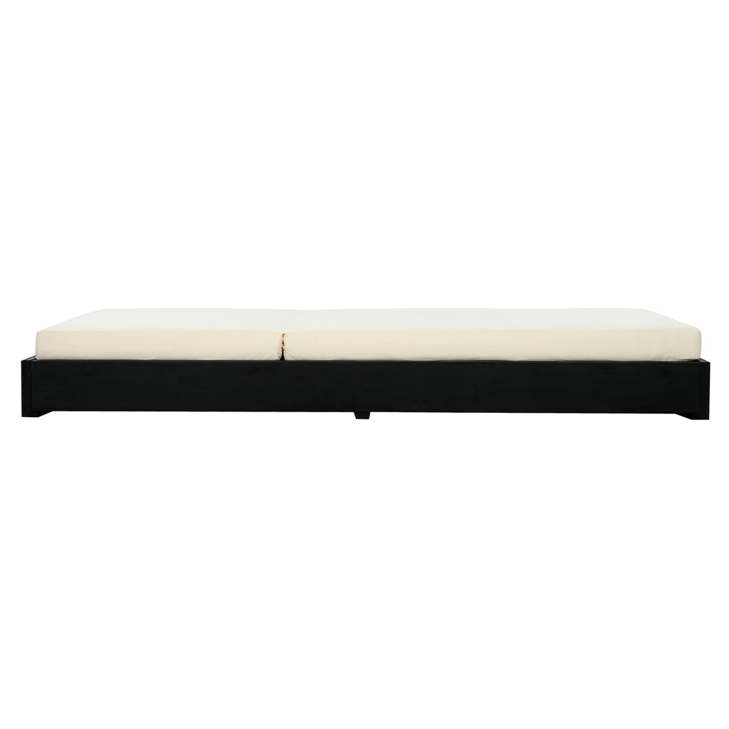 Ian - Adjustable Chaise Lounge With Open Slat Design - Black