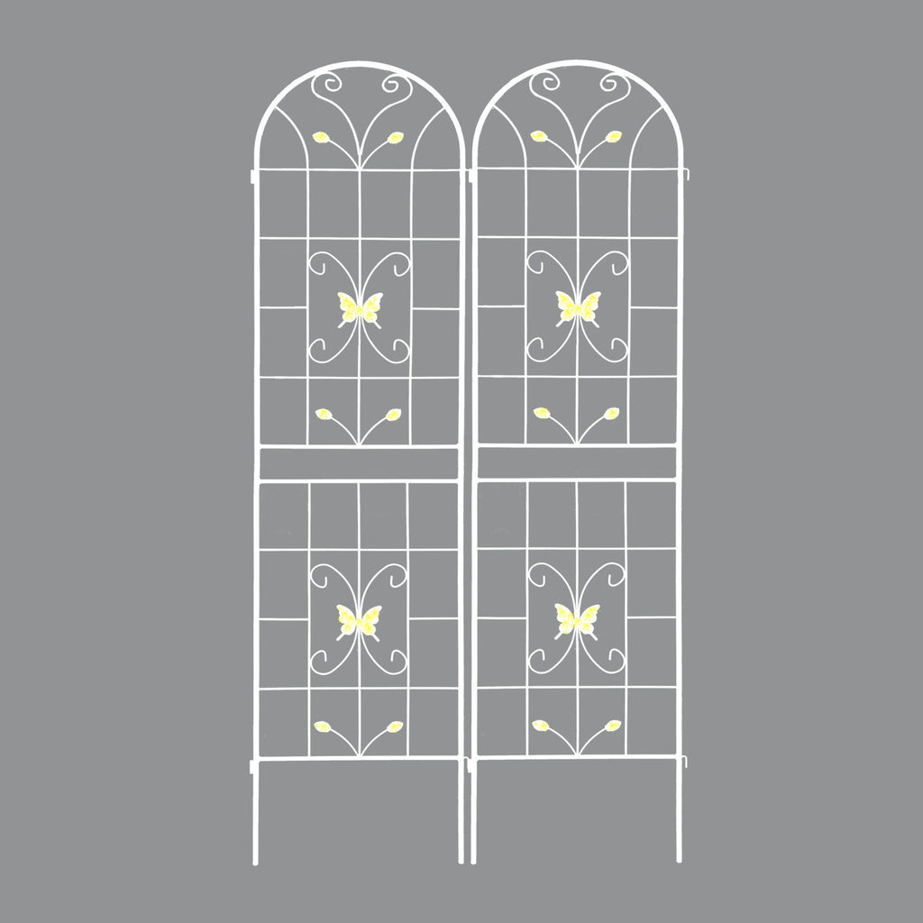 Garden Metal Trellis Rustproof Trellis For Climbing Plants Outdoor Flower Support