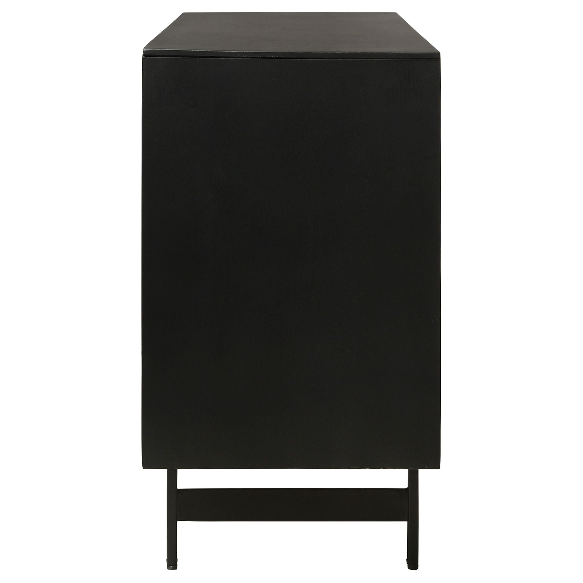 Madrid - 3 Door Accent Cabinet Doors - Natural / Black