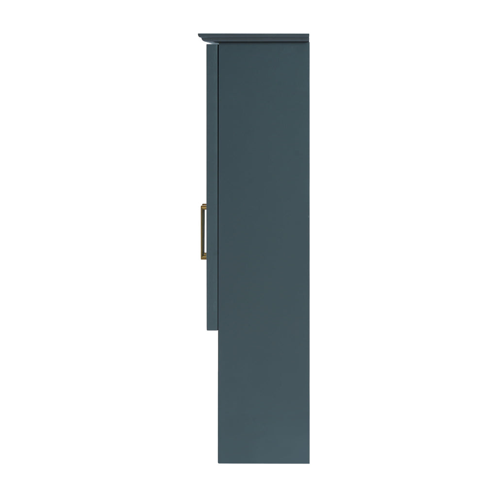 2 In 1 Wall-Mounted Mirror Cabinet With Adjustable Shelves, Soft-Close Doors, High-Definition Mirror & Storage