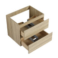 Wall Mounted Bathroom Vanity And Sink, 2 Soft Close Drawers