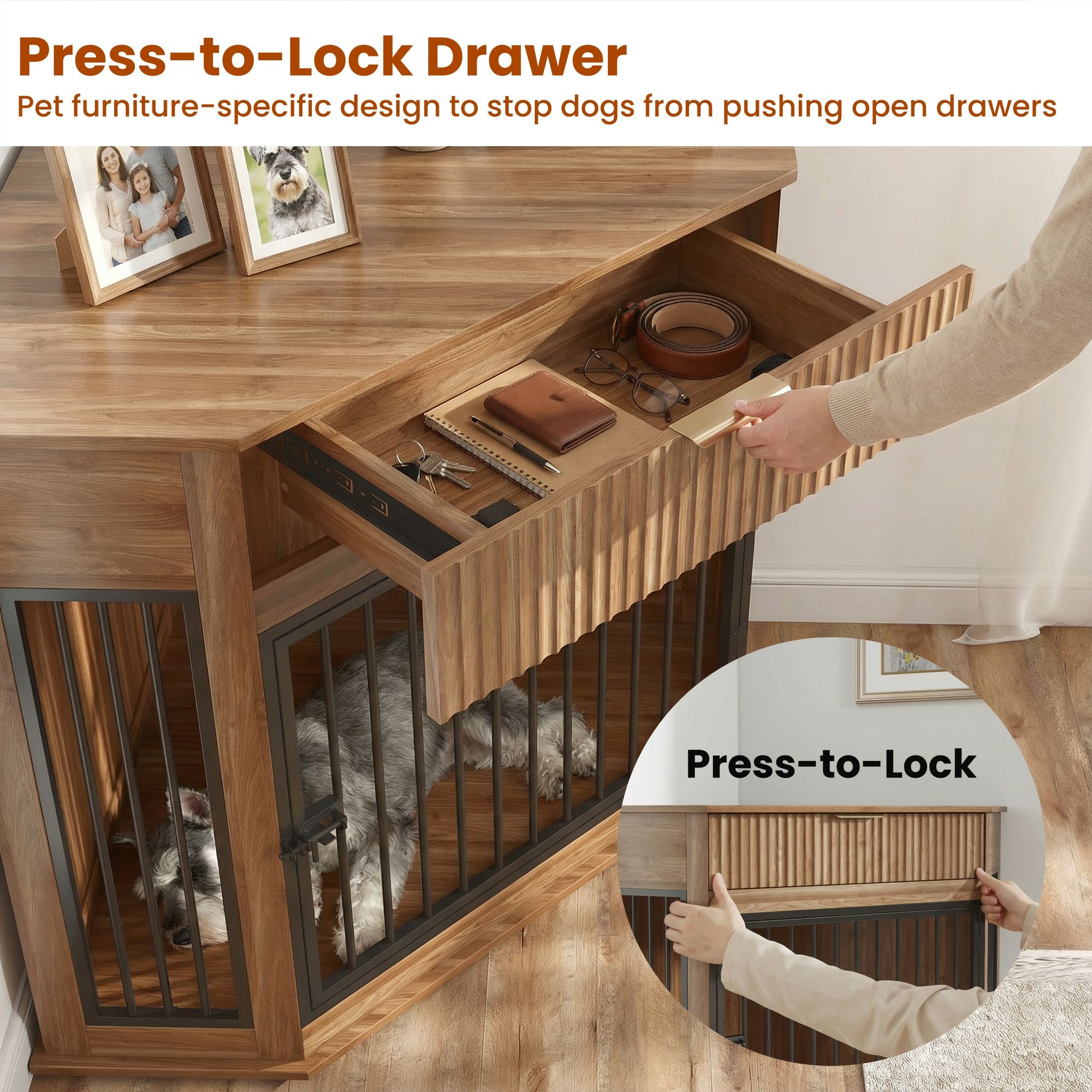 Corner Dog Crate