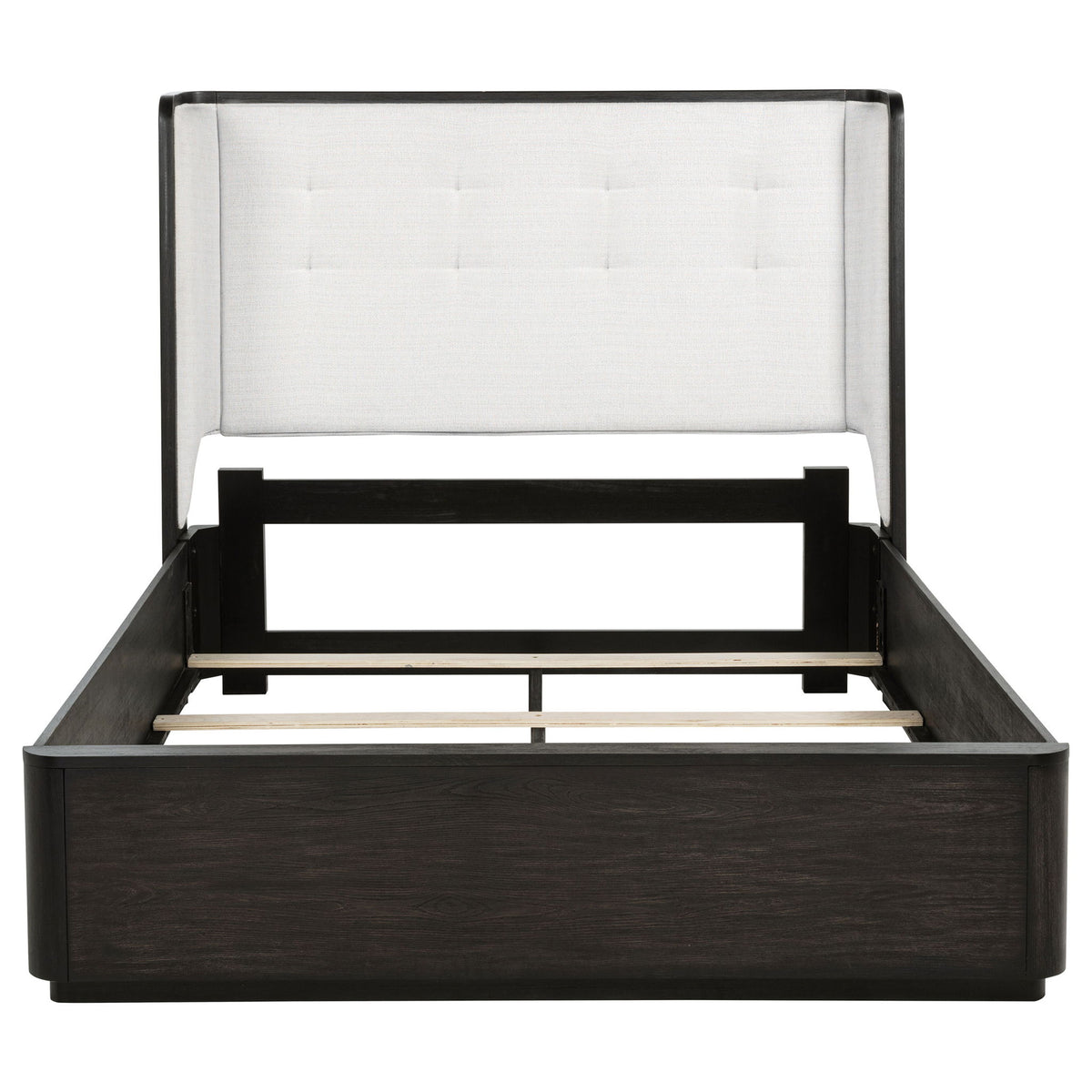 Bangor - Wingback Bed With Upholstered Headboard
