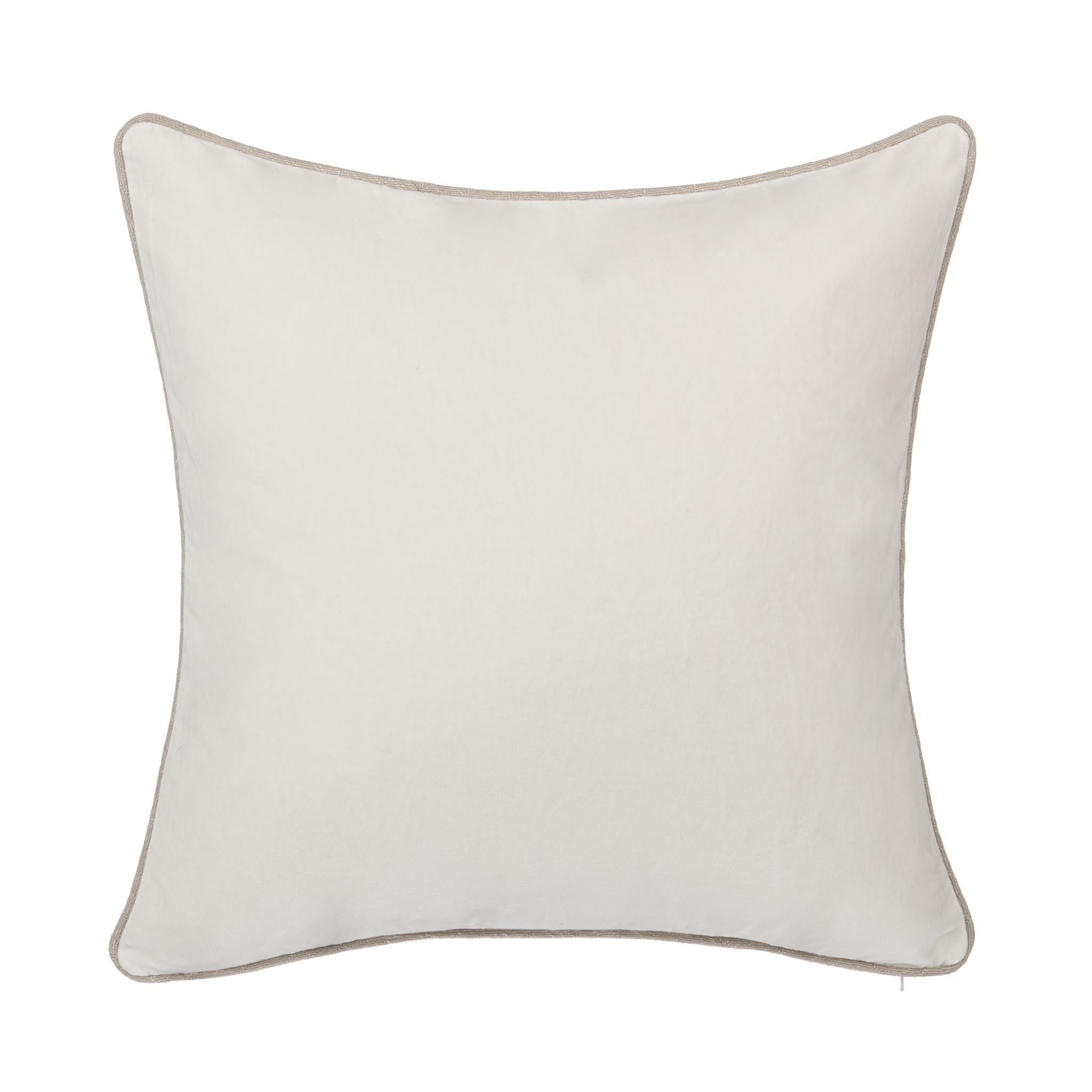 Heirloom Velvet - SLD Pillow - Ivory