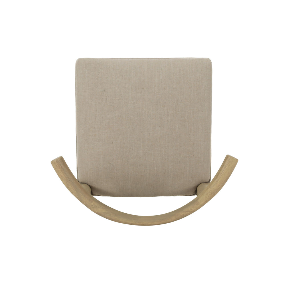 Mid Century Modern Dining Chair Set With Upholstered Seating