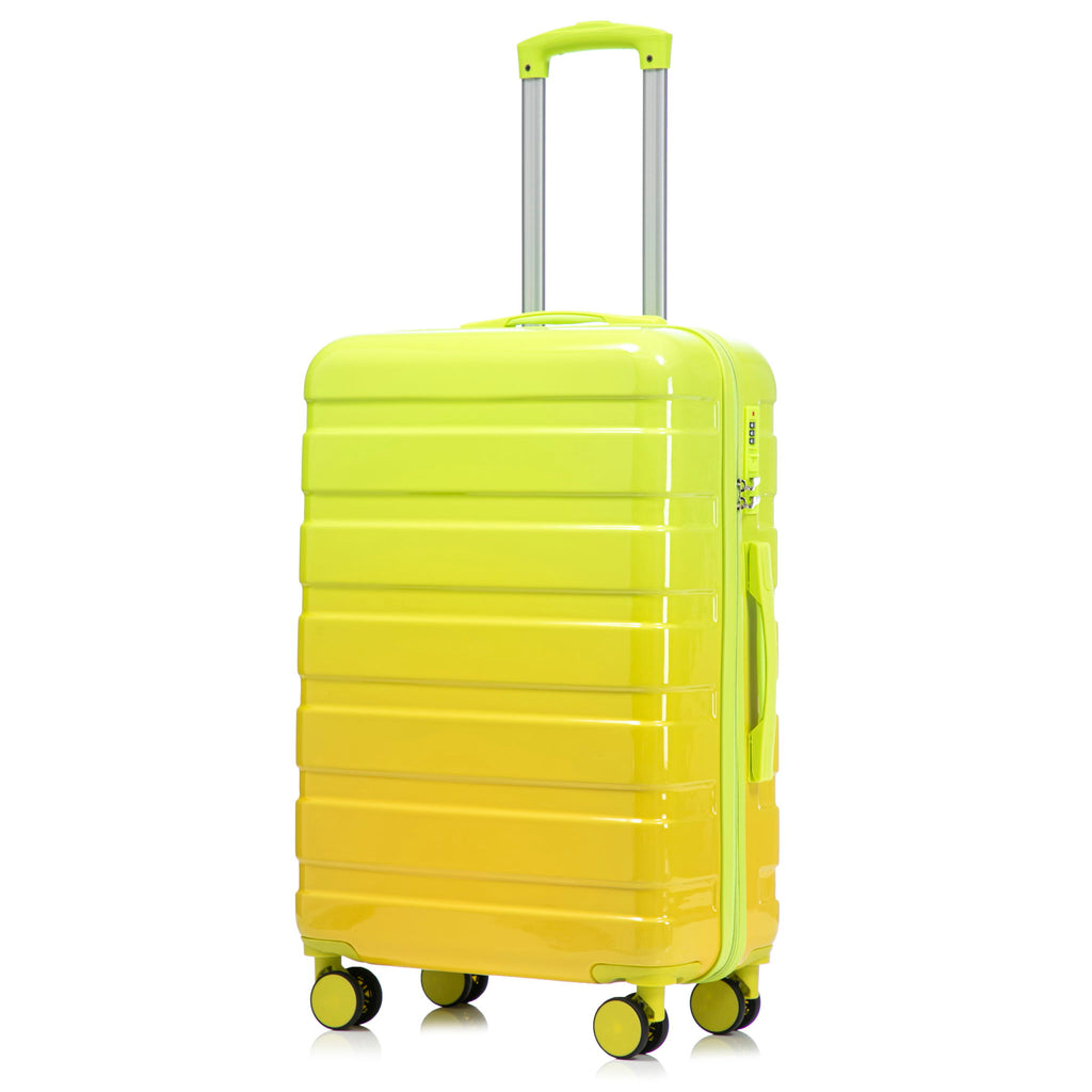 Luggage Set 20" /24" /28" With Combination Lock And Silent Wheels