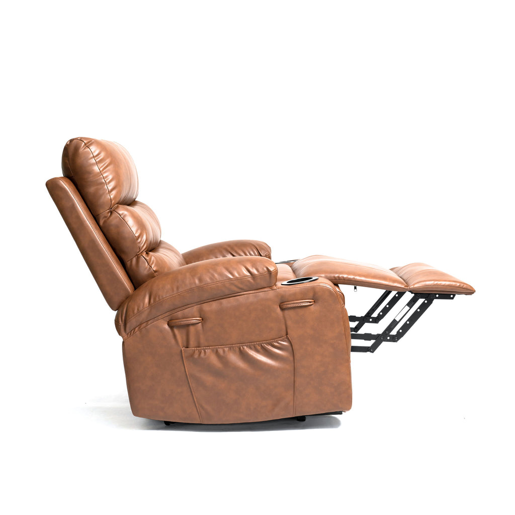 Large Size Electric Power Lift Recliner Chair Sofa With 8 Point Vibration Massage And Lumbar Heat
