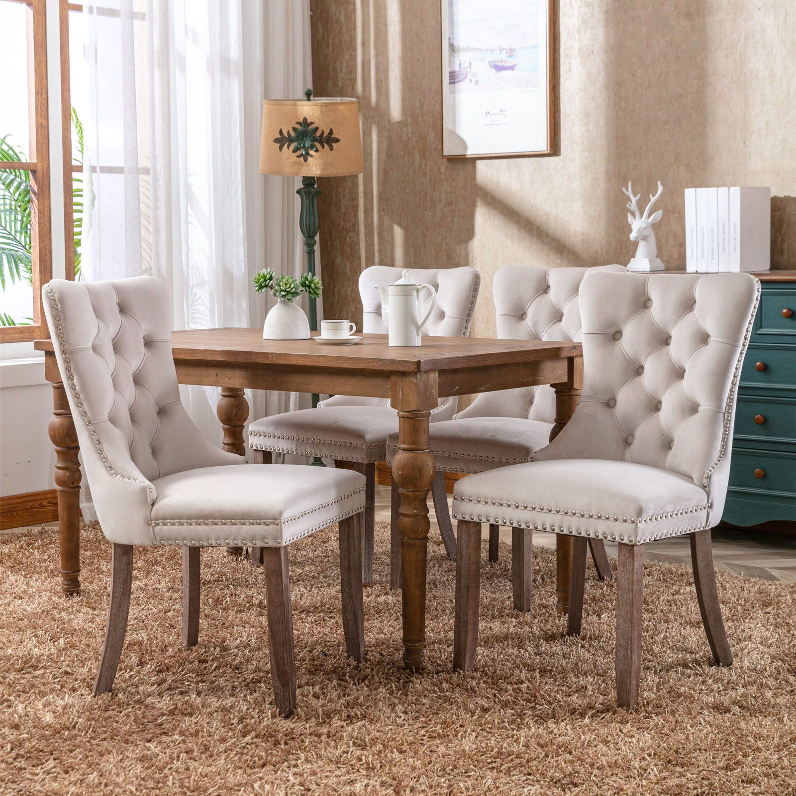 Nikki - High-End Tufted Dining Chair (Set of 2)