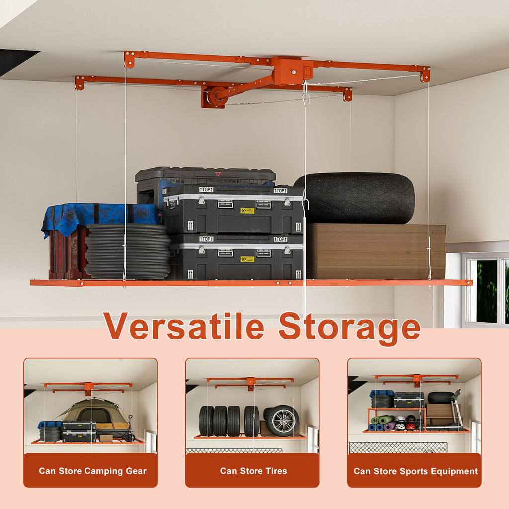 Overhead Garage Storage Rack For Ceilings