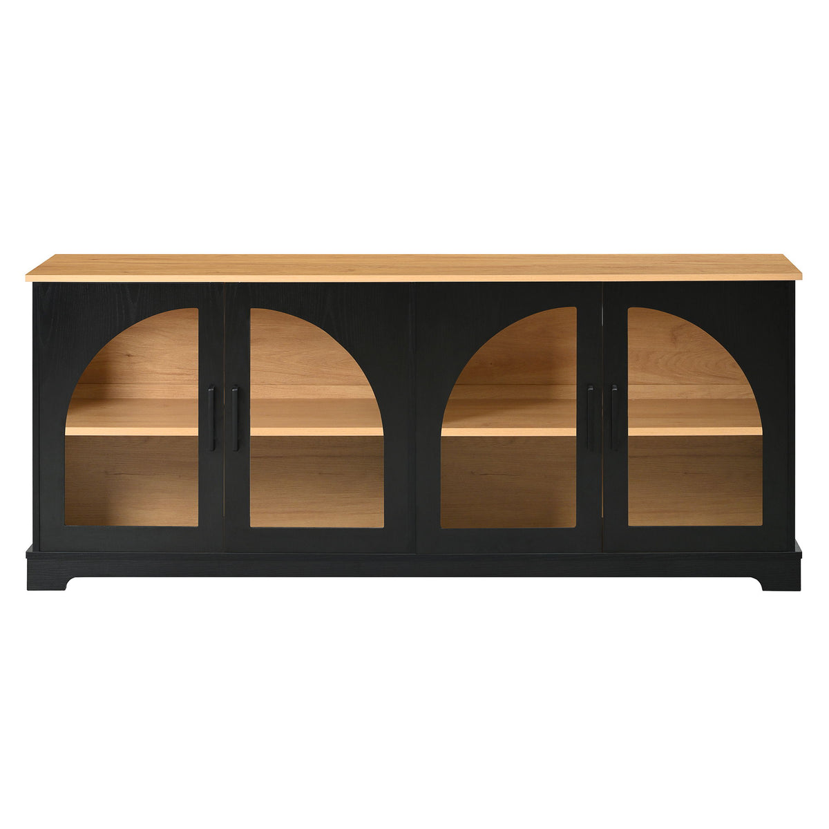 TV Stand With Semi Arched Doors