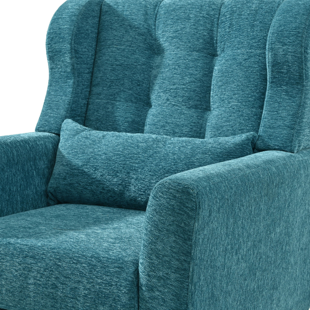 Modern Accent Chair Upholstered Foam Filled Living Room Chairs Comfy Reading Chair Mid-Century Modern Chair With Fabric Lounge Arm Chairs Armchair For Living Room Bedroom