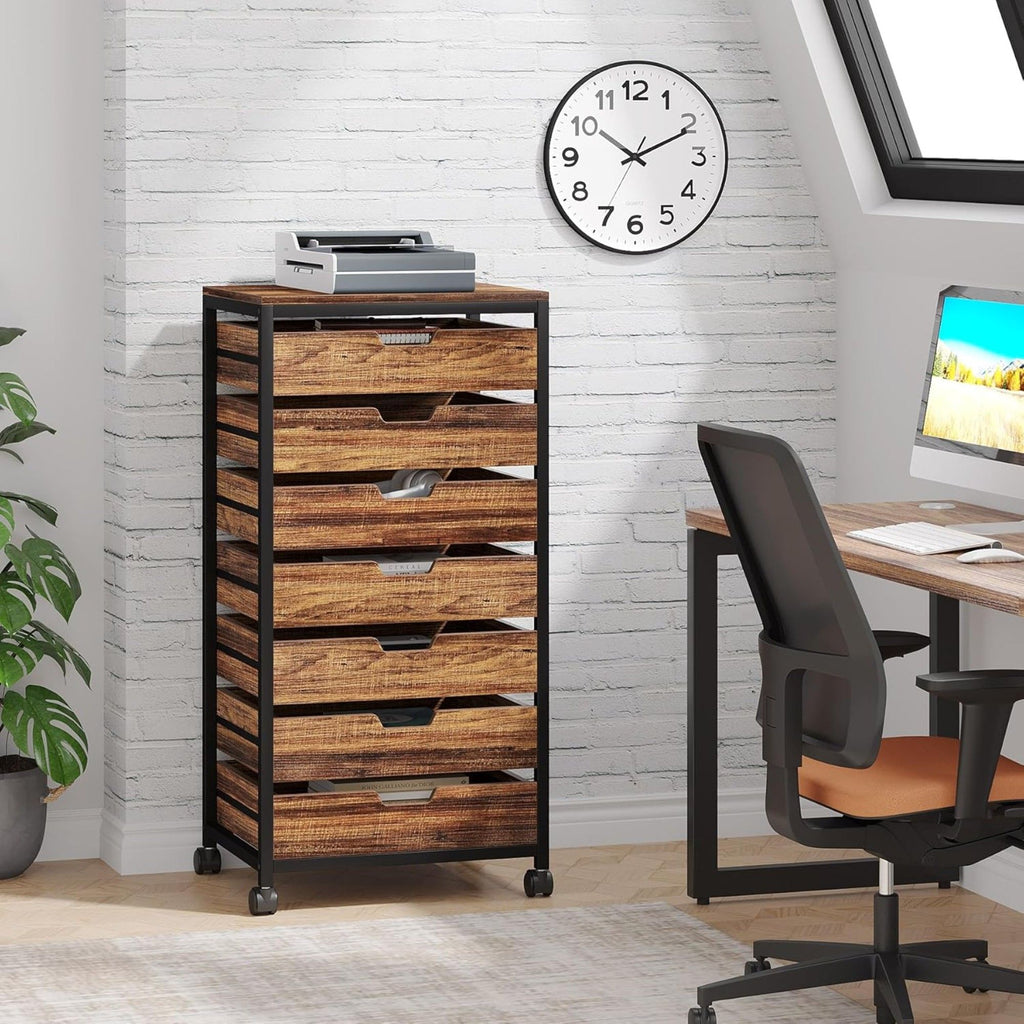 Storage Chest With Wheels, Mobile Drawer Unit