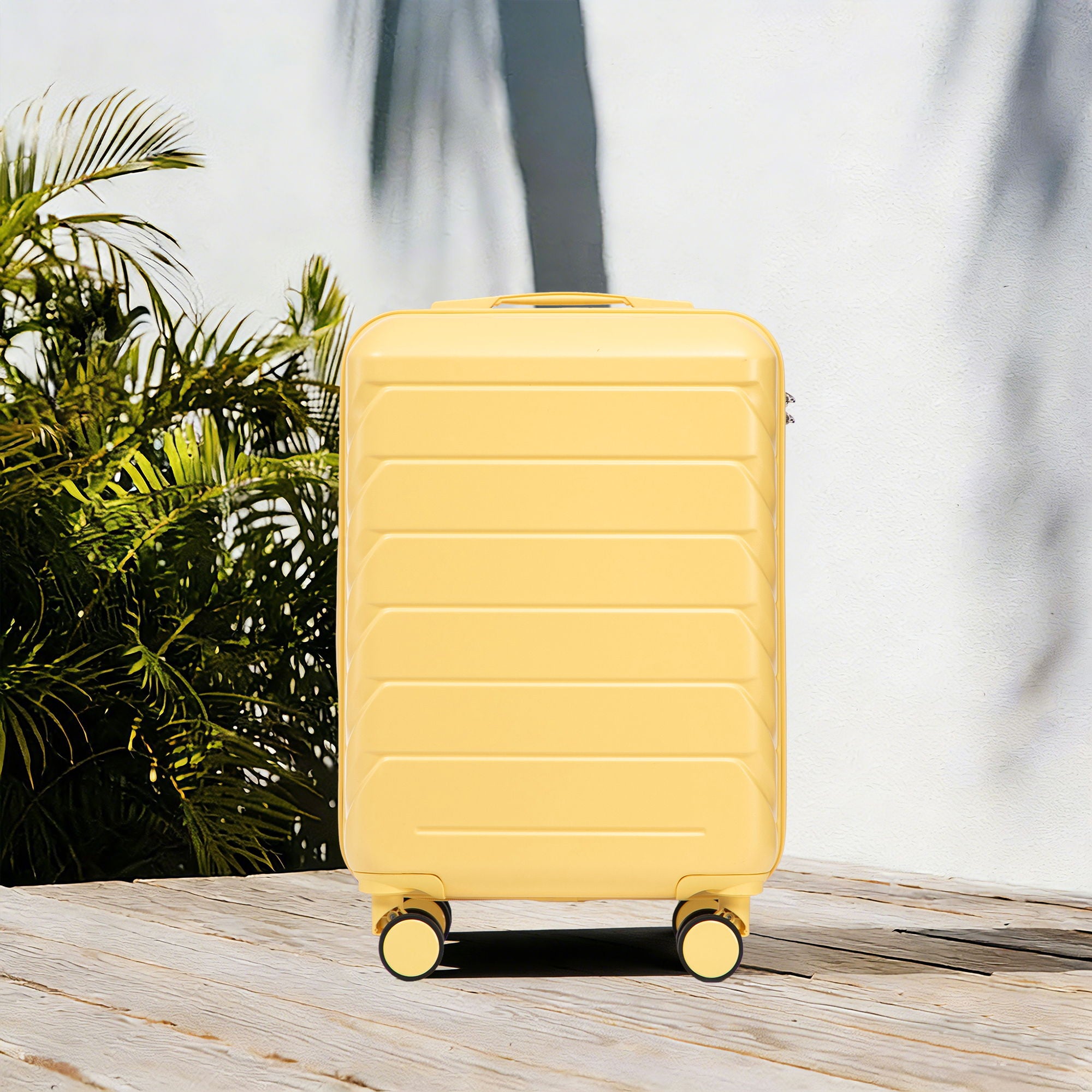 Hard Shell Travel Luggage With Scratch Resistant Surface