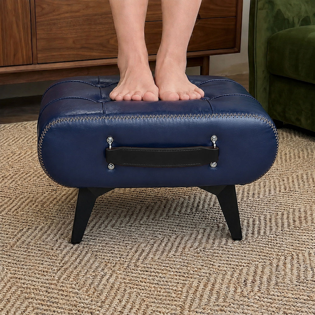 Minimalist Footstool With Hidden Storage