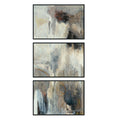 Scar - 72" x 36" Painting By Buddy Whitlock (Set of 3) - Black