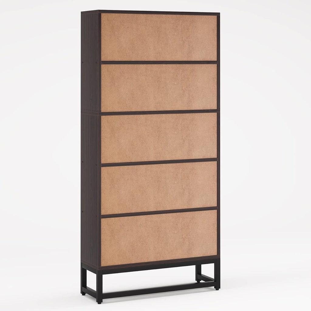 5 Tier Heavy Duty Bookshelf For Living Room