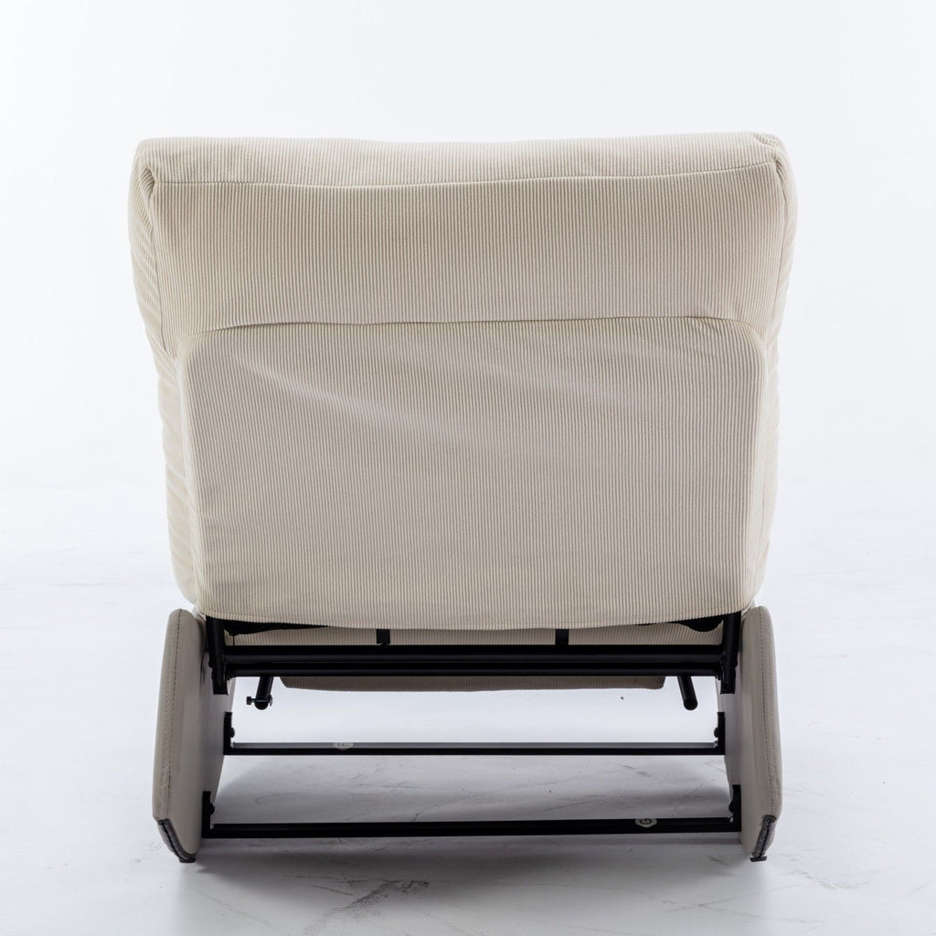 Modern Rocking Chair Recliner, Comfy Rocker Nursery Chair With Footrest, Accent Reading Chair, Upholstered Lounge Chair For Relaxing, Resting, Soft Padded Rocker For Indoor Living Room Bedroom