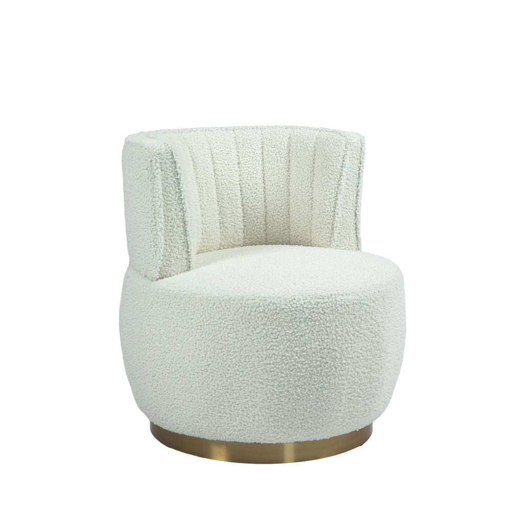 360 Degree Swivel Cuddle Barrel Accent Sofa Chair