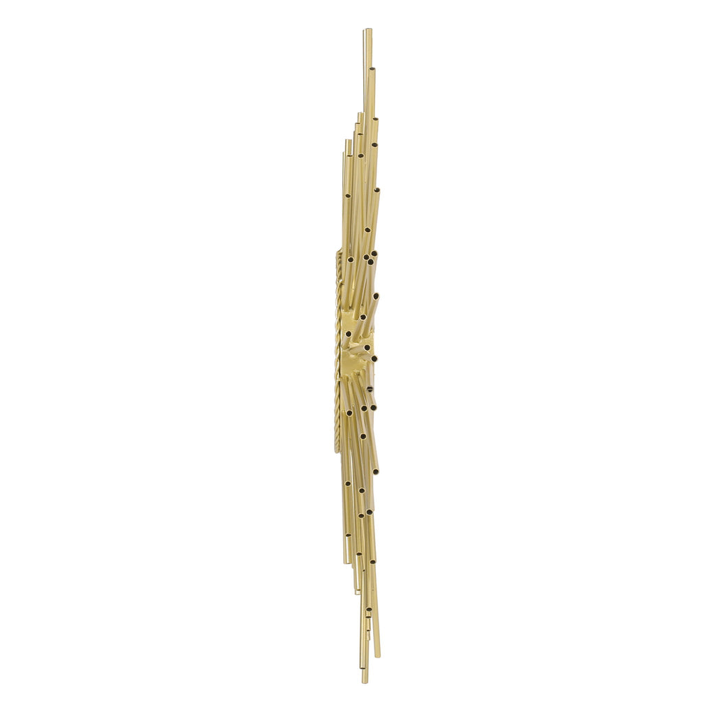 Modern Glam Sunburst Wall Mirror - Gold