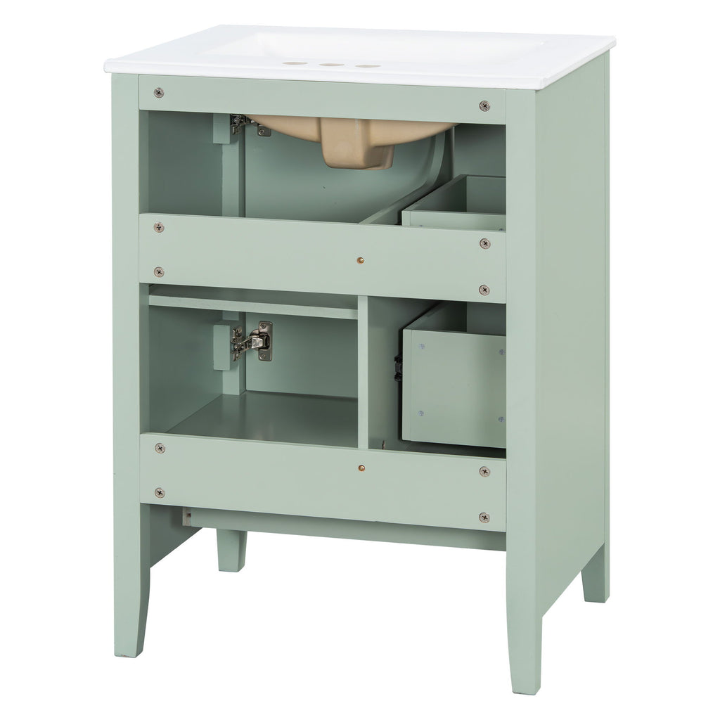 Bathroom Vanity With Storage, Removable Dividers