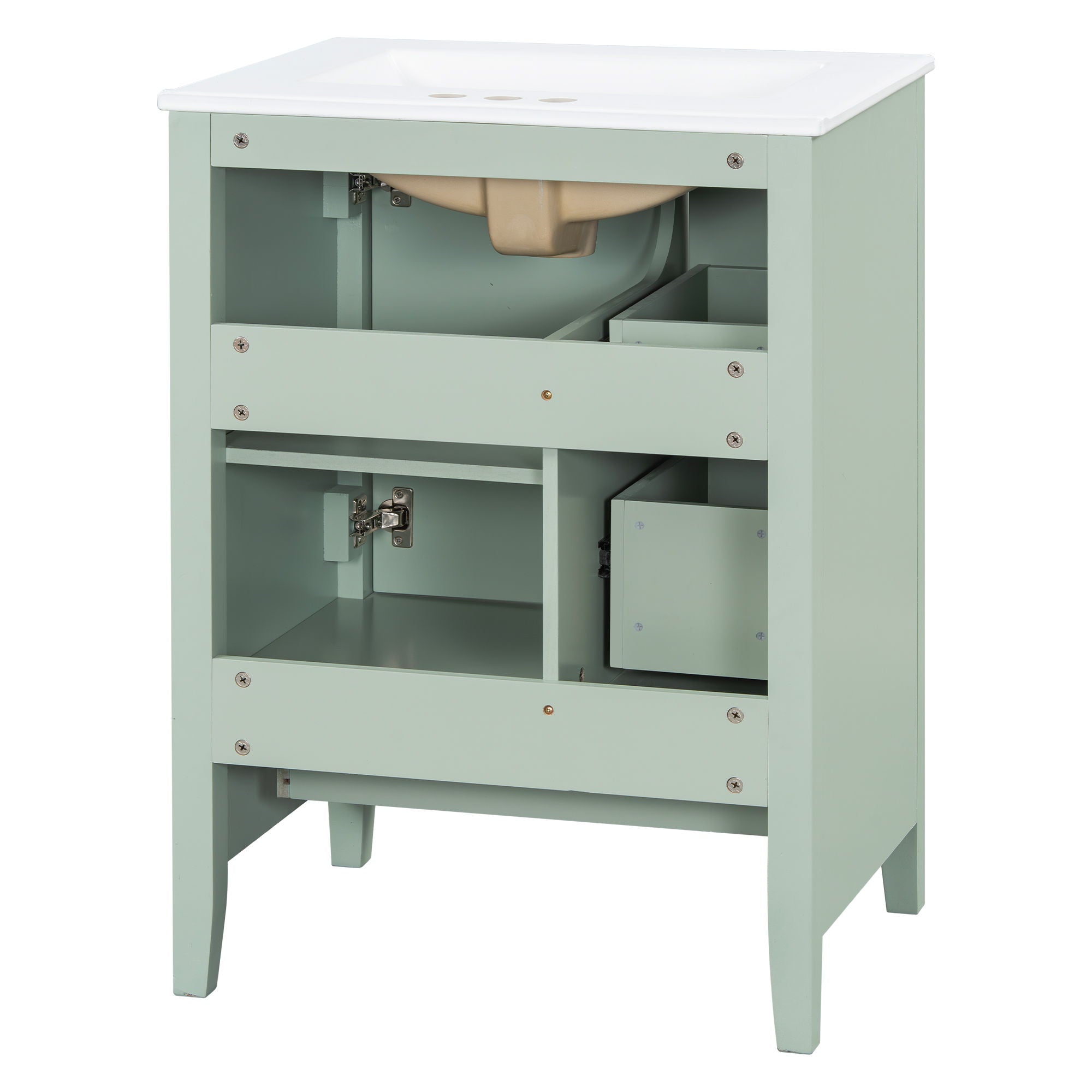 Bathroom Vanity With Storage, Removable Dividers