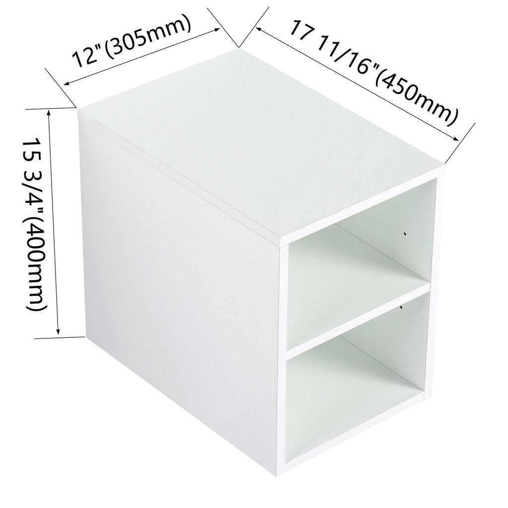 Wall Mounted Bathroom Vanity With Sink, Soft Close Doors, Cabinet & Half Door