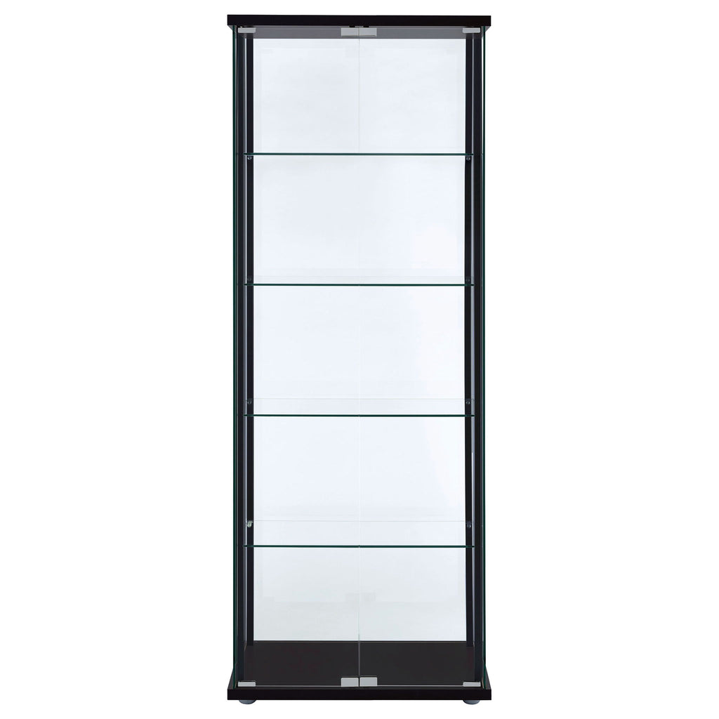 Hyacinth - 4 Shelf Curio Cabinet