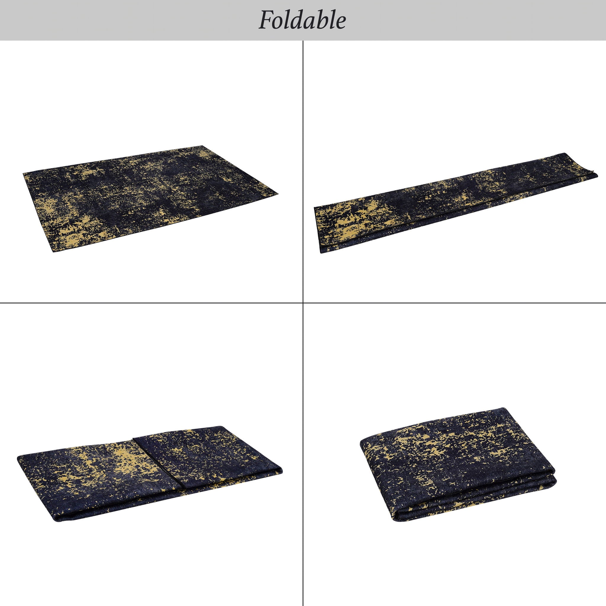 Maval - Abstract Washable Area Rug