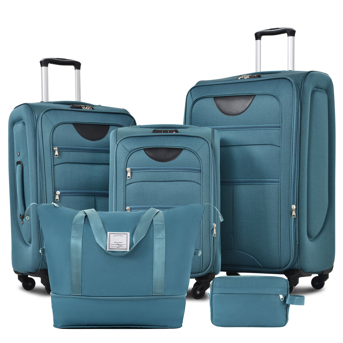 Softside Luggage Expandable Set & Duffel Bag Upright Spinner