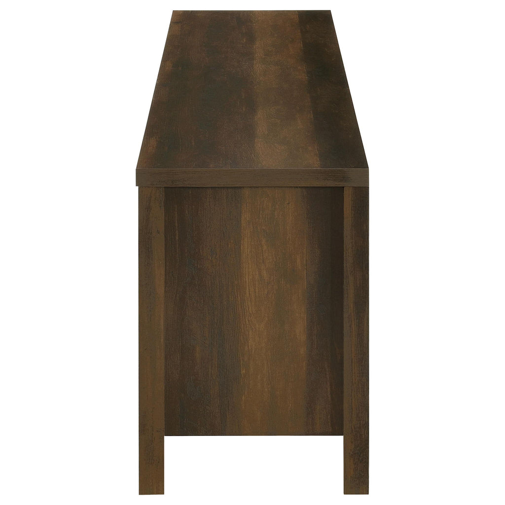 Alamitos - Electric Fireplace TV Stand With Flame Visualizer - Pine Wood