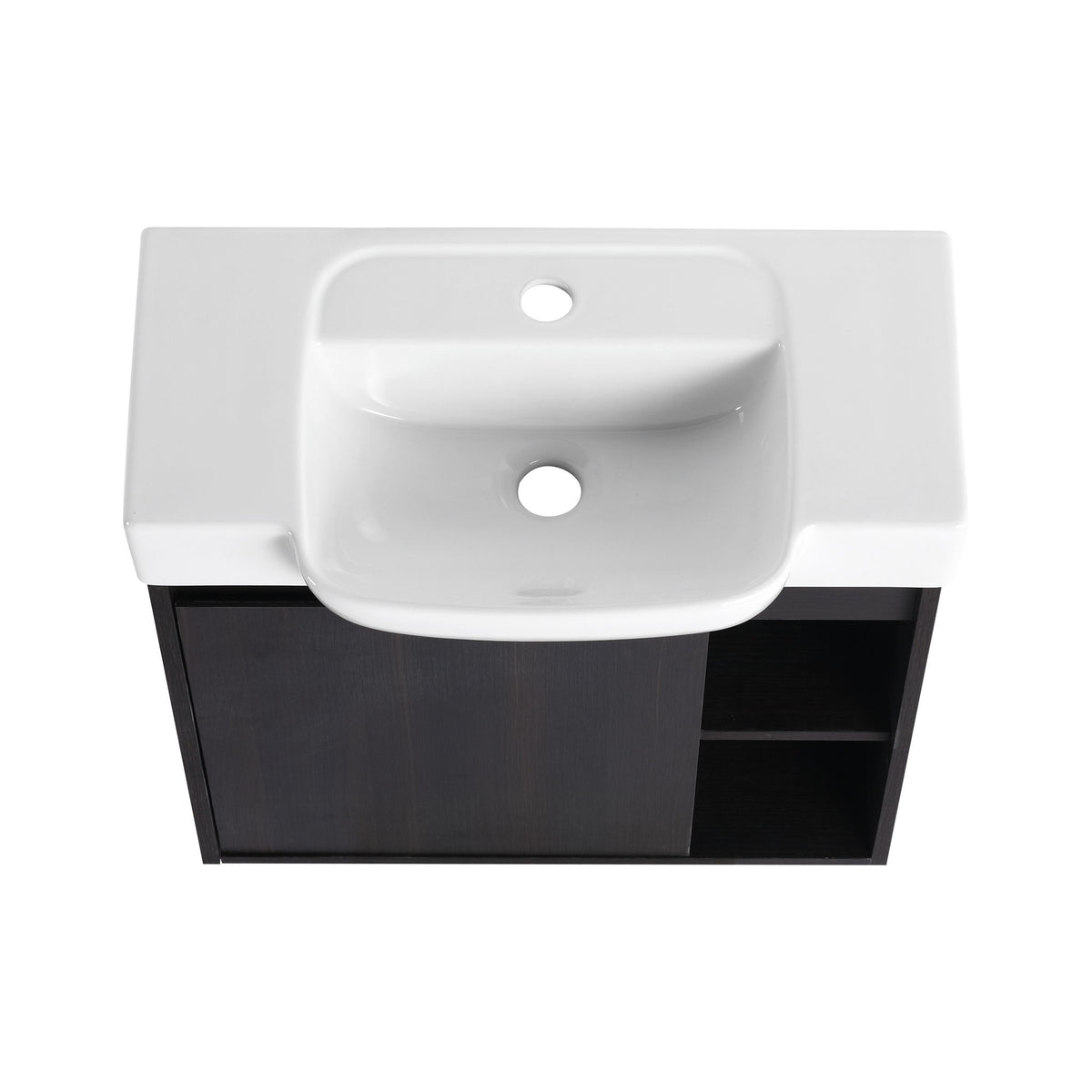 Wall Mounted Bathroom Vanity With Sink, Soft Close Door