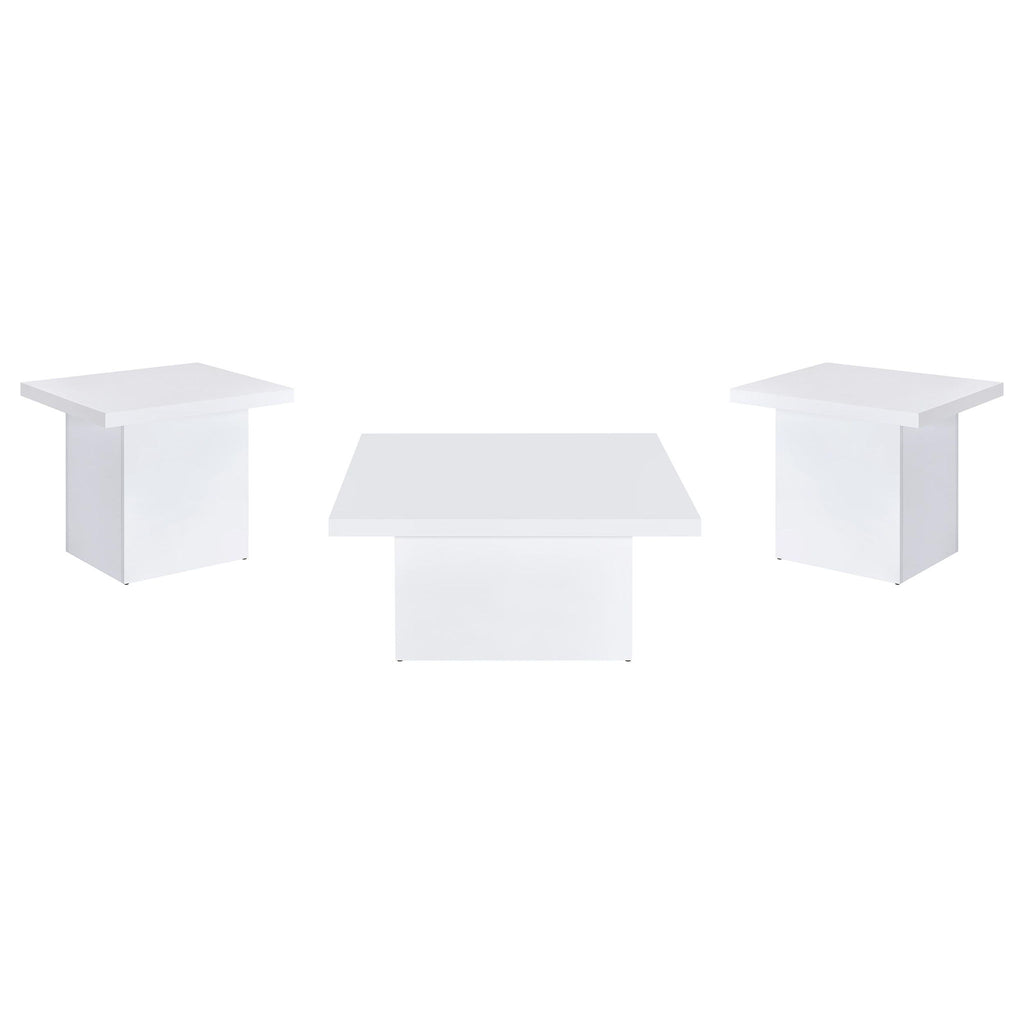 Eldridge - Coffee Table Set With Square Tops