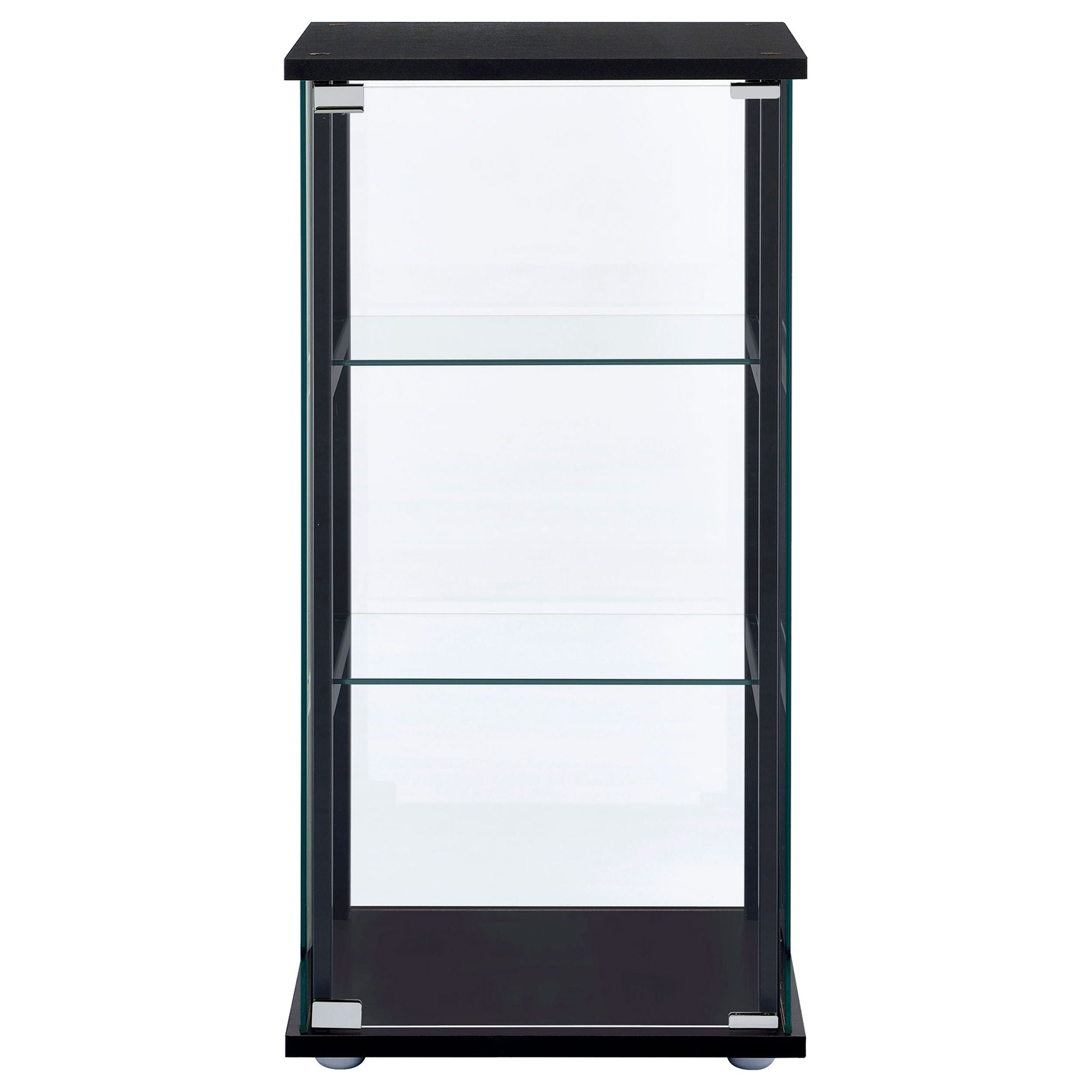 Callie - 3 Shelf Curio Cabinet - Black