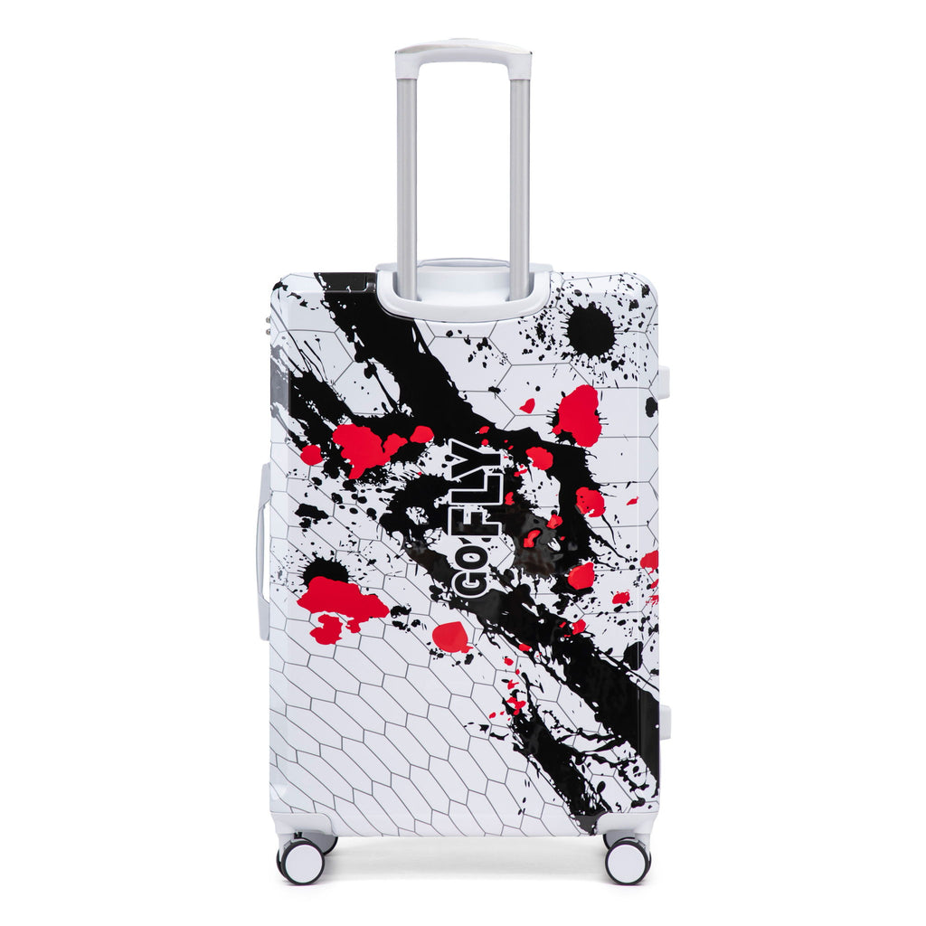 Luggage With Printed Pattern, Combination Lock
