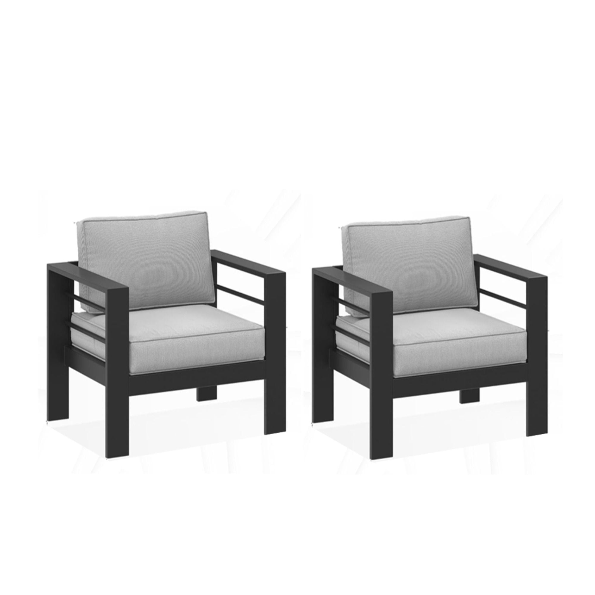 Outdoor Patio Set With All-Weather Thick Cushions