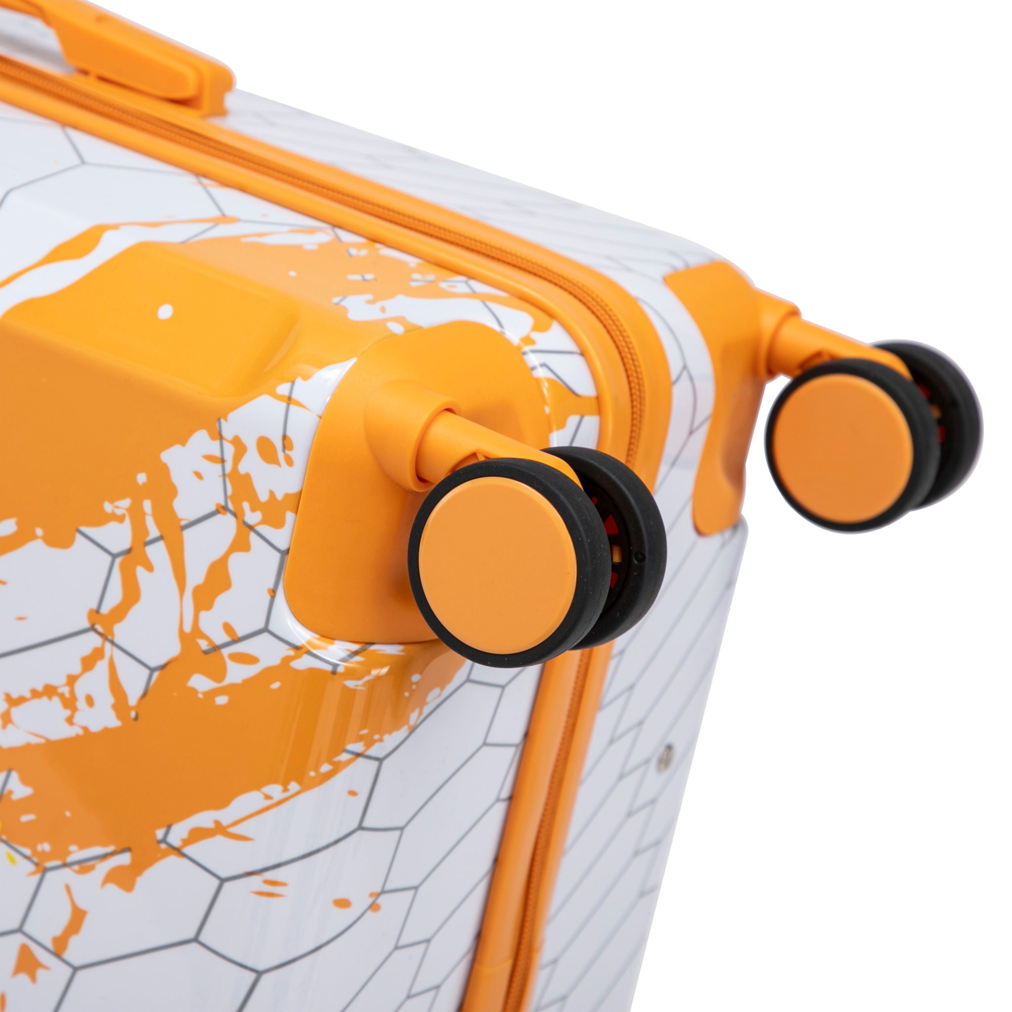 Luggage With Printed Pattern, Combination Lock