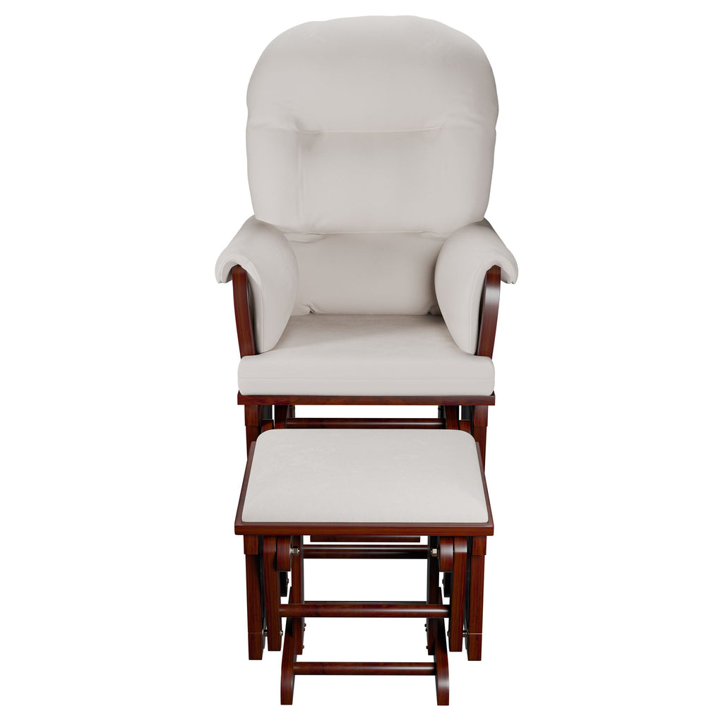 Glider Chair With Ottoman