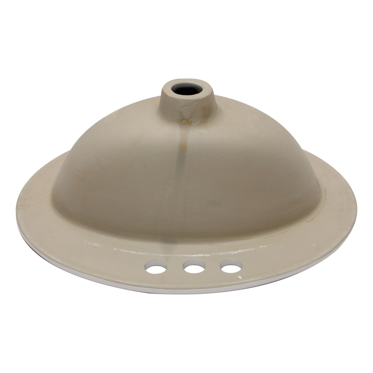 20 X 18" Modern Ceramic Oval Undermount Bathroom Sink With 3 Faucet Holes - White