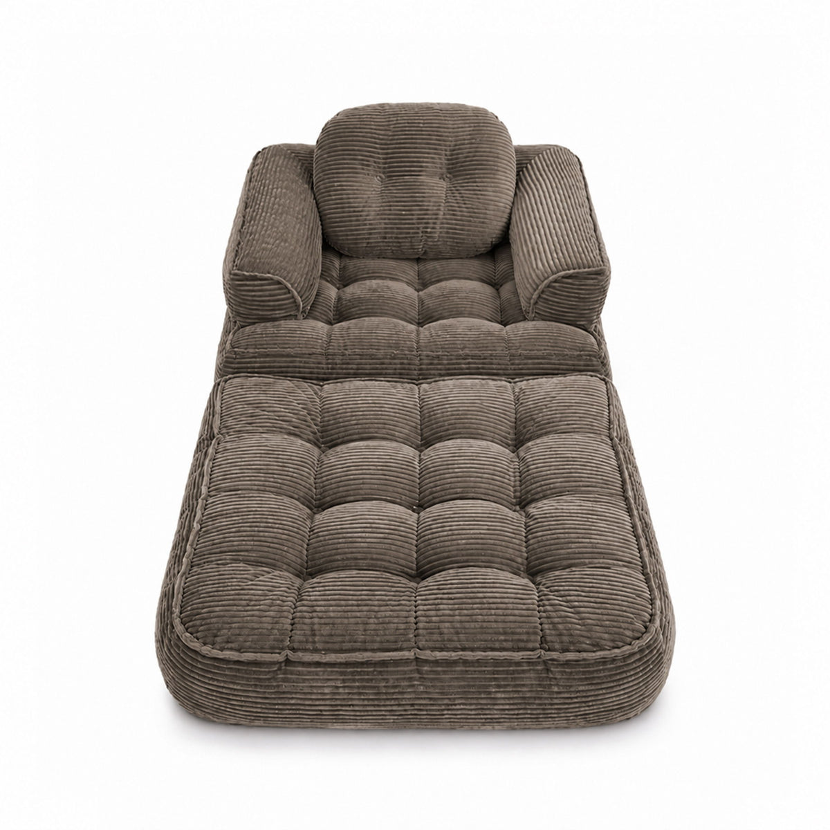 Convertible 2 In 1 Armrest Sofa For Bedroom