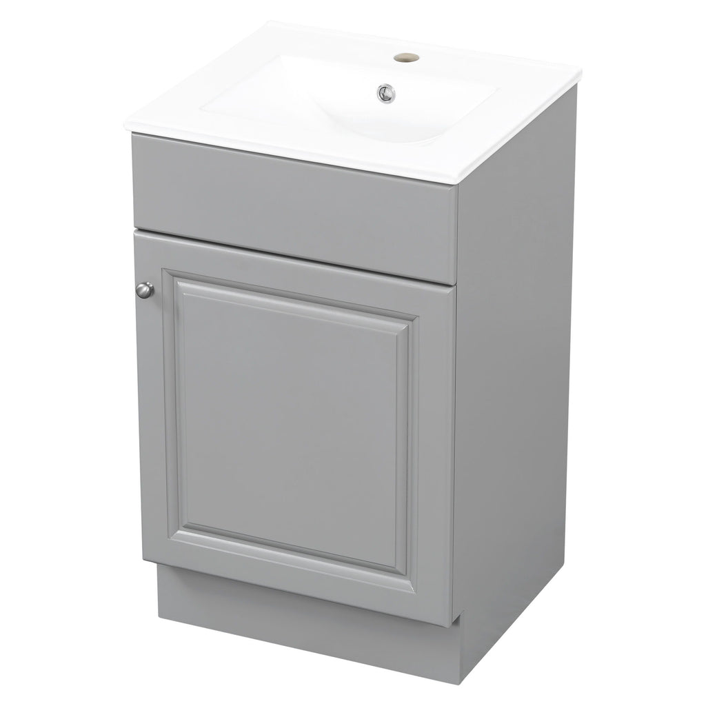 Bathroom Vanity With Sink, Cabinet With Adjustable Shelf