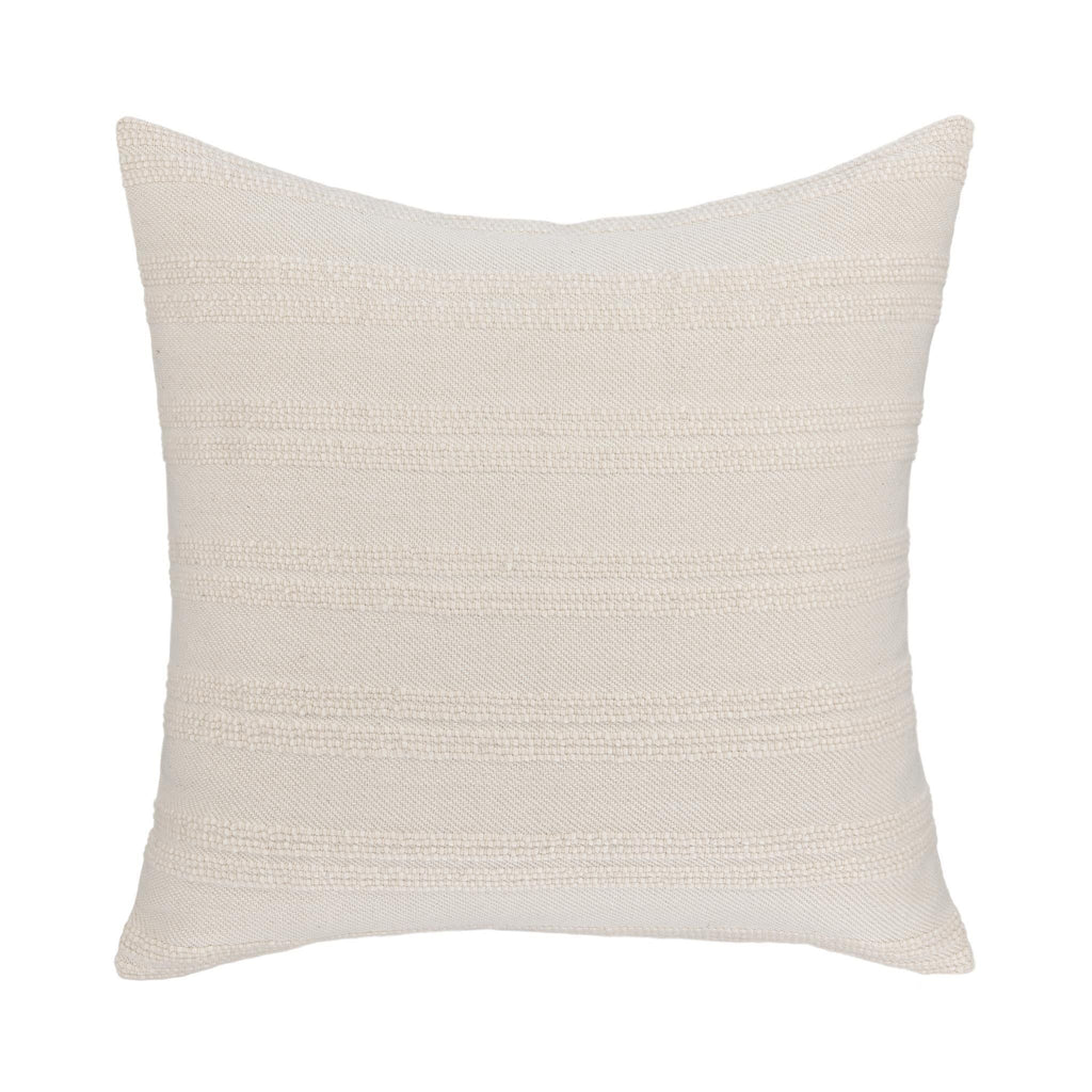 York - 26" x 26" Pillow - Natural / Ivory