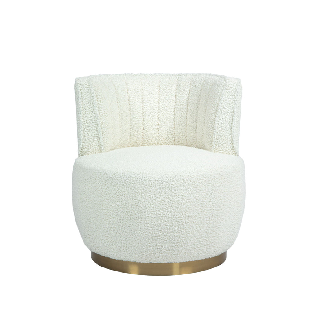 360 Degree Swivel Cuddle Barrel Accent Sofa Chair