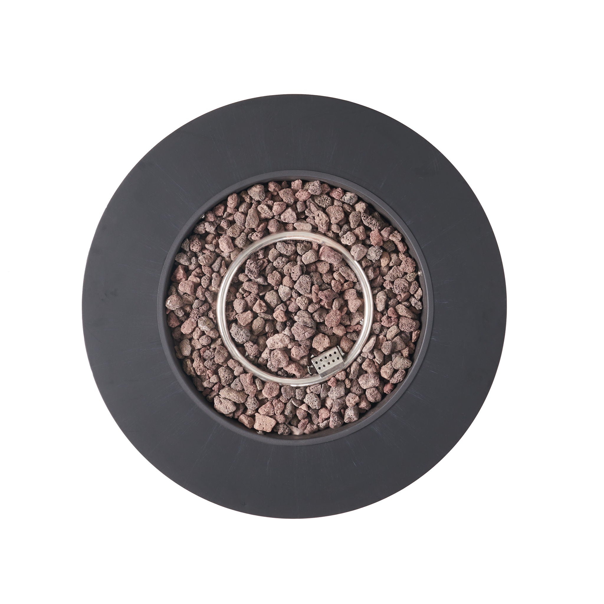 Round Iron Fire Pit With 40, 000 Btu