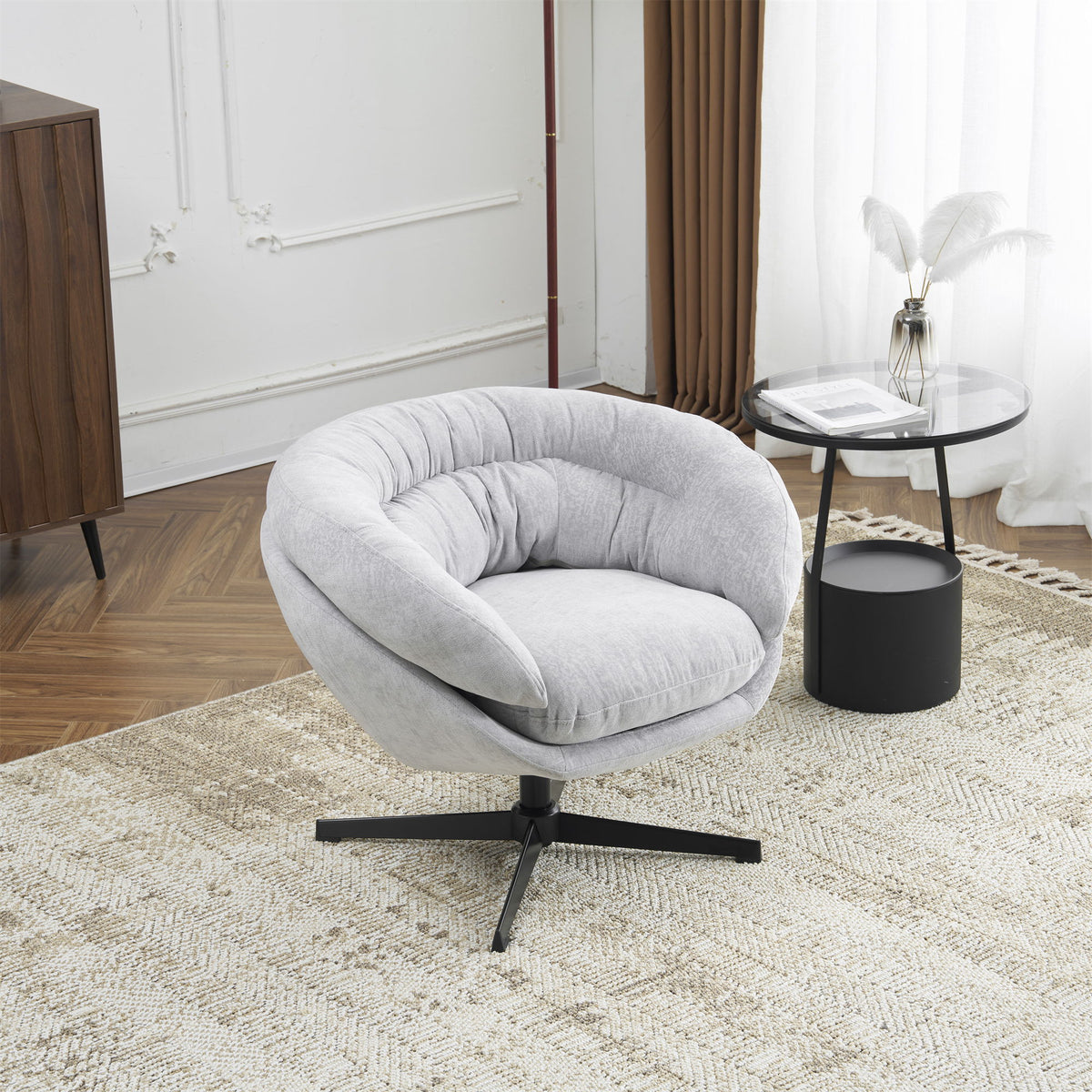 Modern Office Chair With 360 Degree Swivel