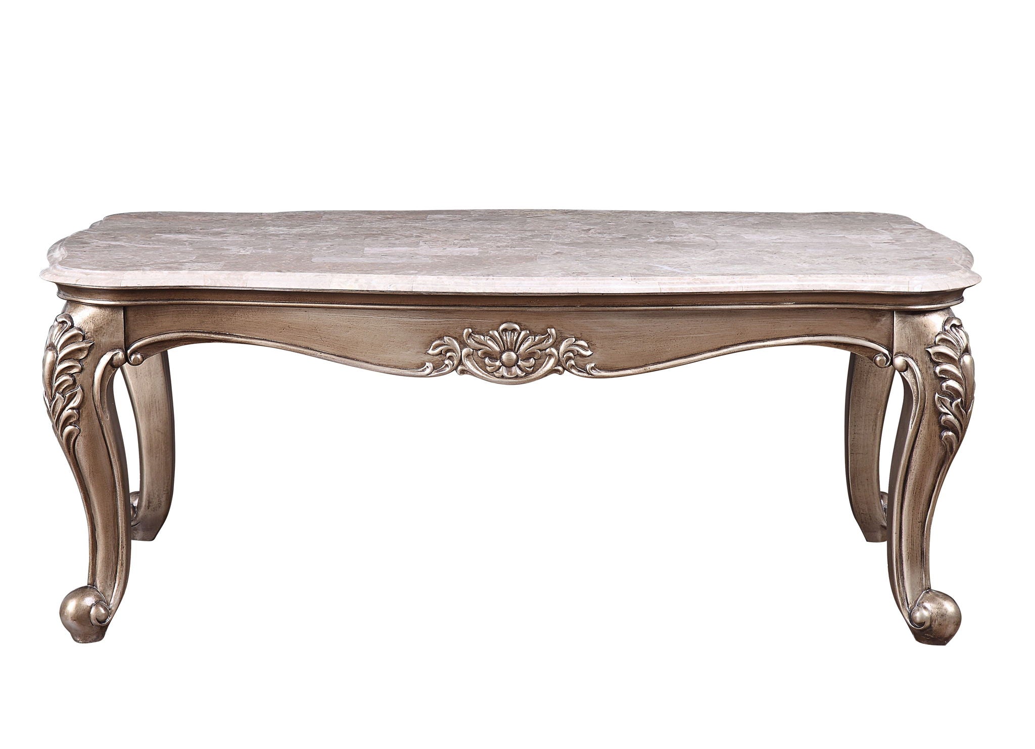 Jayceon - Coffee Table - Marble / Champagne