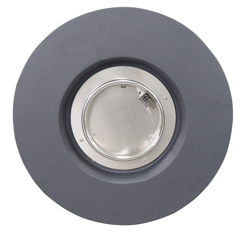 Round Iron Fire Pit With 40, 000 Btu