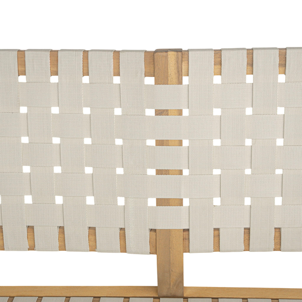Woven Rope Outdoor Deep Seating Porch Loveseat For Garden