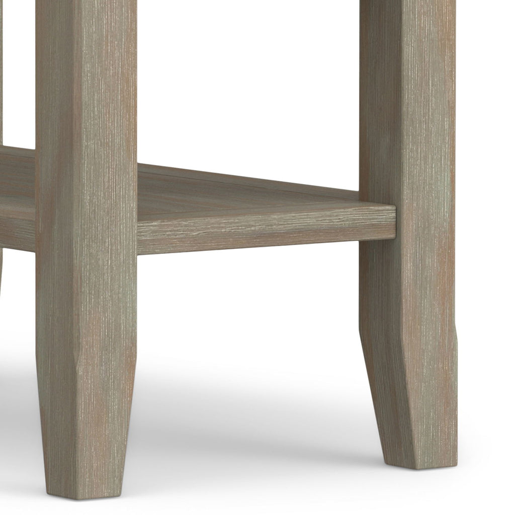 Acadian - Narrow Side Table - Light Brown