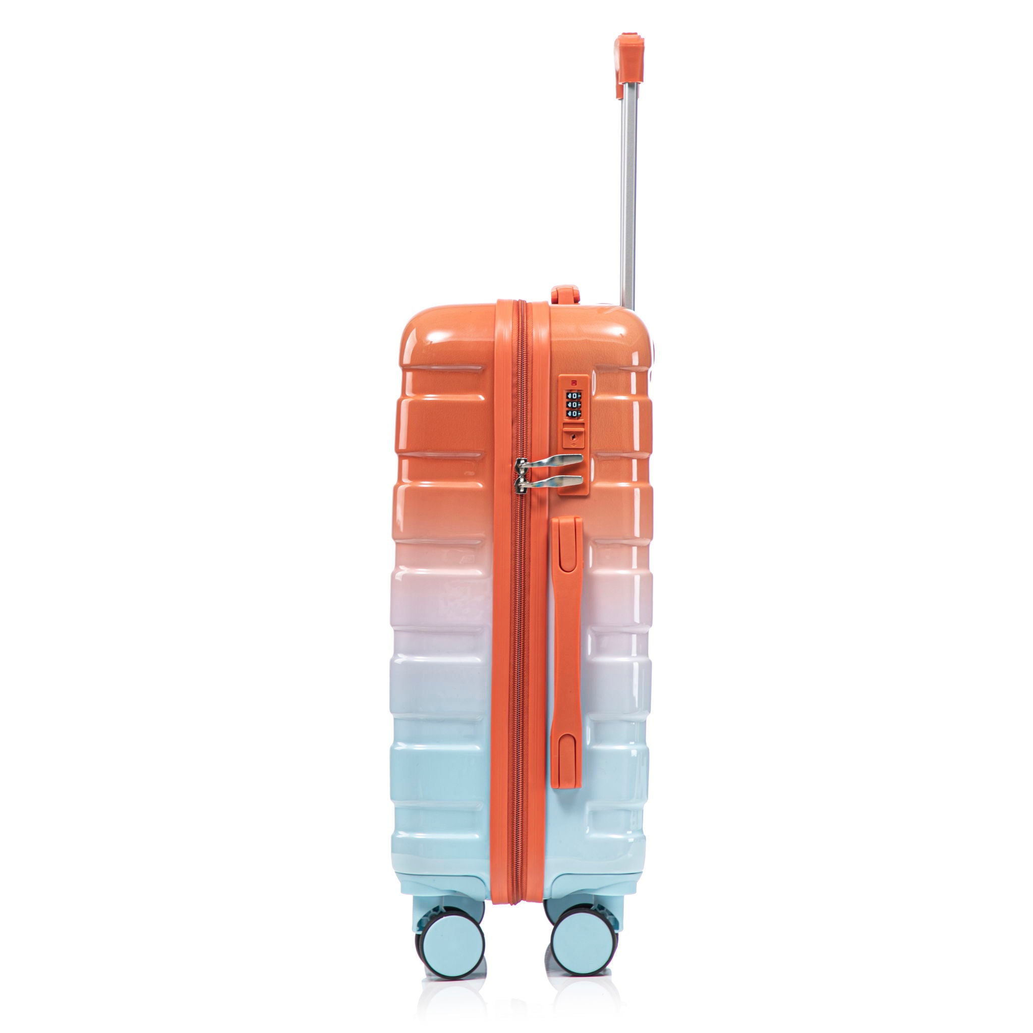 Luggage Set 14" / 20" With Combination Lock And Cosmetic Case